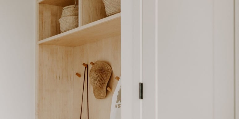 Mudroom Addition in Home Renovation in Des Moines