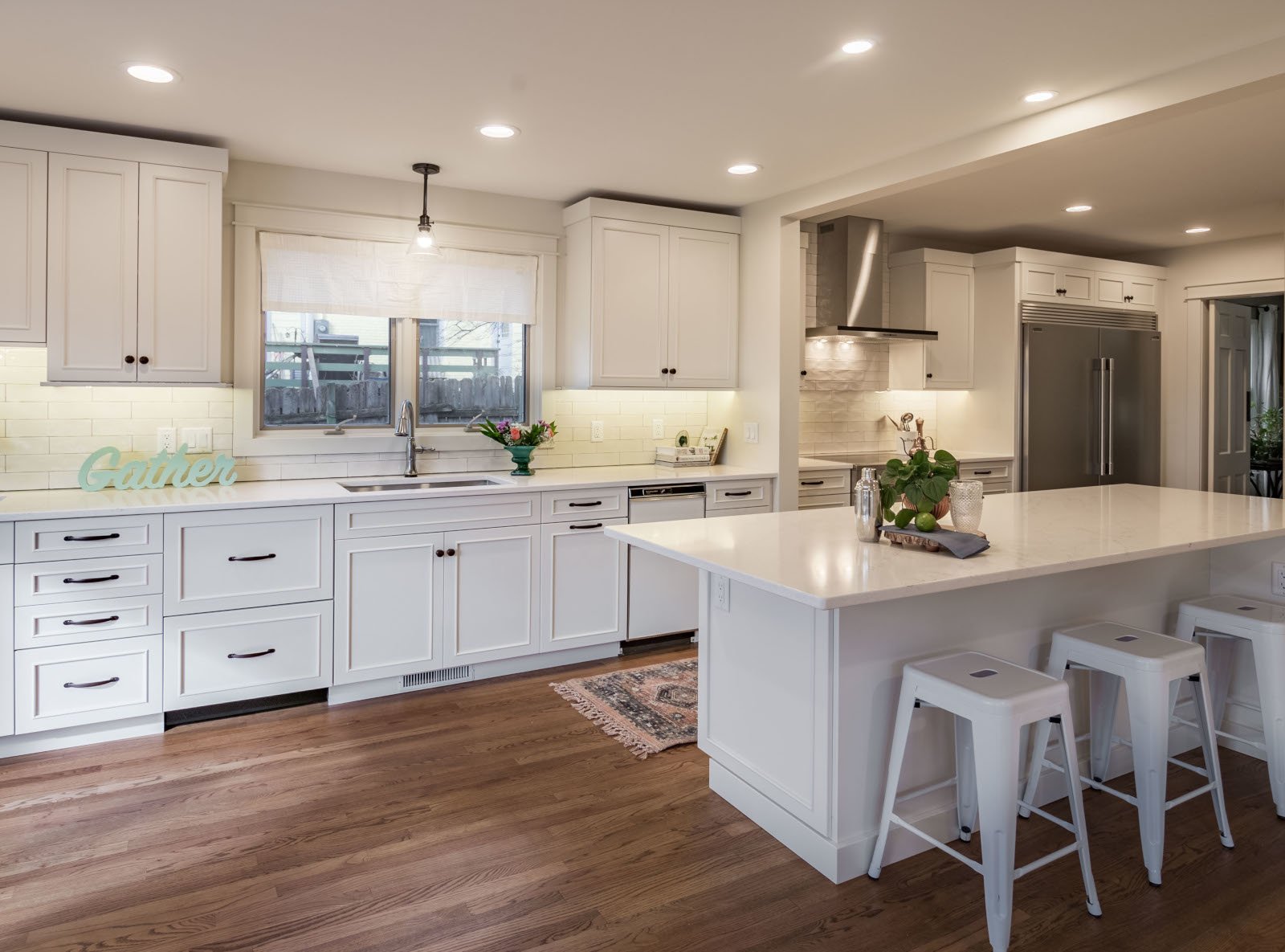White Kitchen Remodel in Des Moines, IA by Zenith Design + Build project photo 12