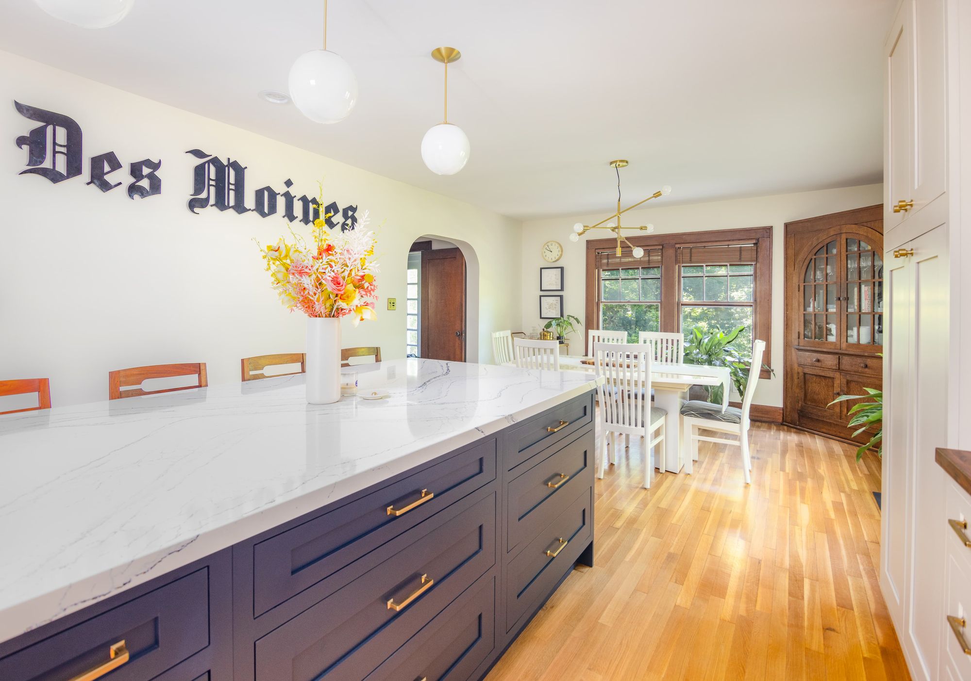 Abby & Colby | Eclectic Modern Kitchen & Bathroom Renovation in Des Moines